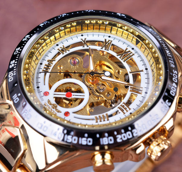 Personalized All-steel Hollow Automatic Mechanical Watch Fashion Watch For Men