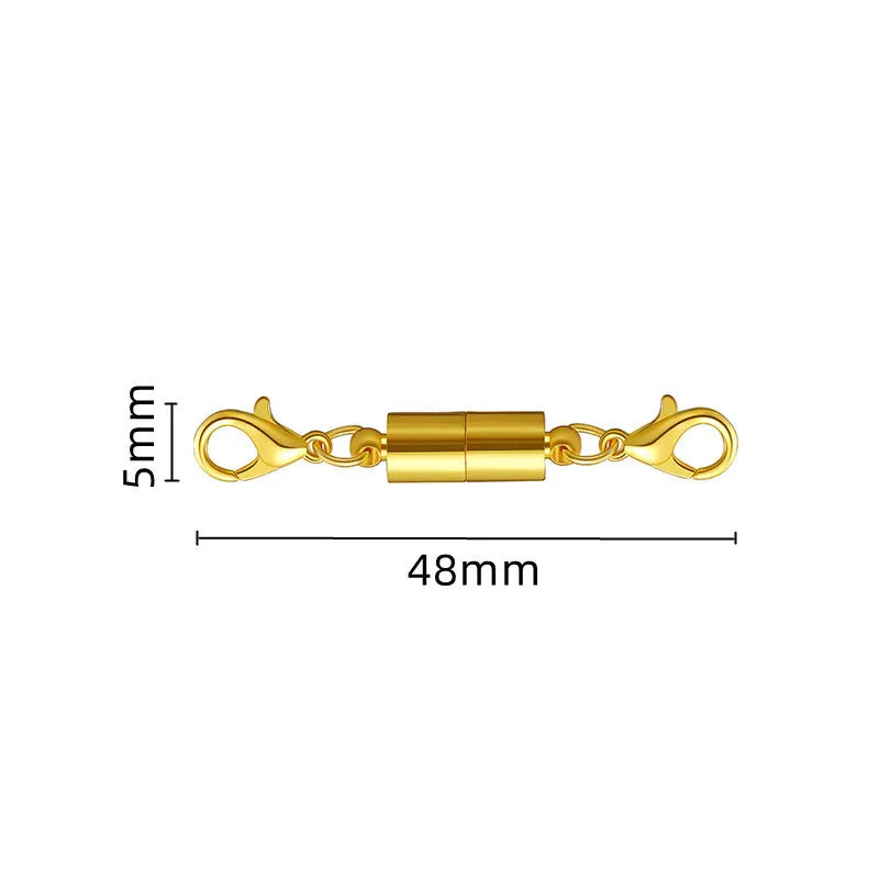 Magnetic Necklace Clasps And Closures, Locking Magnetic Jewelry Clasps, Extender Helper For Necklaces, Bracelets And Jewelry