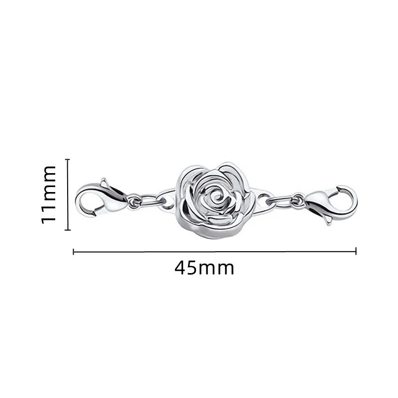 Magnetic Necklace Clasps And Closures, Locking Magnetic Jewelry Clasps, Extender Helper For Necklaces, Bracelets And Jewelry