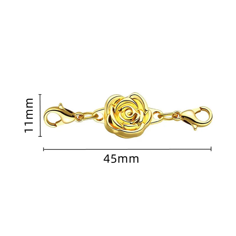 Magnetic Necklace Clasps And Closures, Locking Magnetic Jewelry Clasps, Extender Helper For Necklaces, Bracelets And Jewelry