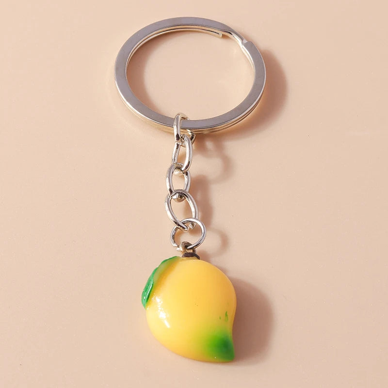 Cute Food Pepper Keychain for Car Key Souvenir Gifts for Women Men Handbag Hanging Keyrings Accessories DIY Jewelry Gifts