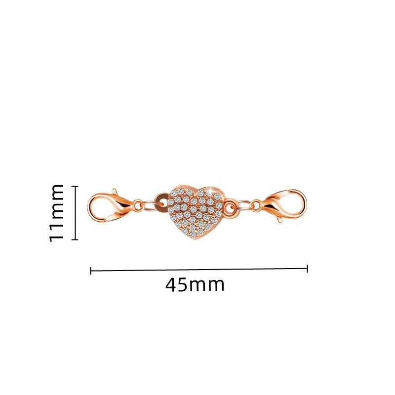 Magnetic Necklace Clasps And Closures, Locking Magnetic Jewelry Clasps, Extender Helper For Necklaces, Bracelets And Jewelry