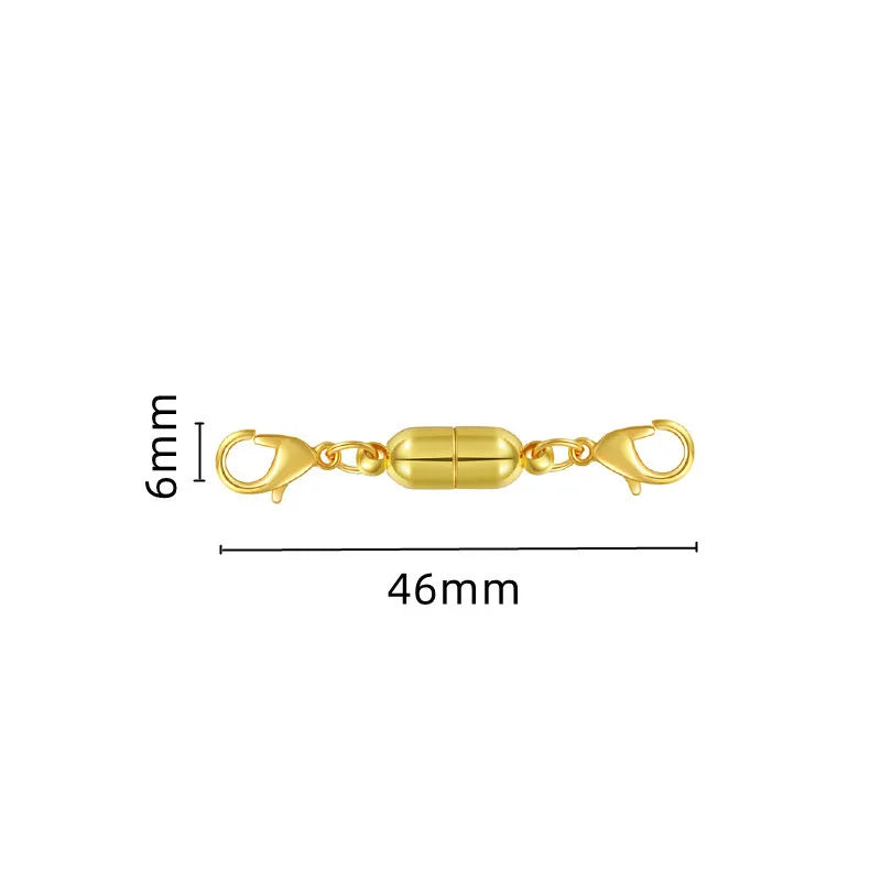 Magnetic Necklace Clasps And Closures, Locking Magnetic Jewelry Clasps, Extender Helper For Necklaces, Bracelets And Jewelry