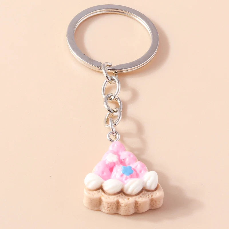 Cute Food Pepper Keychain for Car Key Souvenir Gifts for Women Men Handbag Hanging Keyrings Accessories DIY Jewelry Gifts