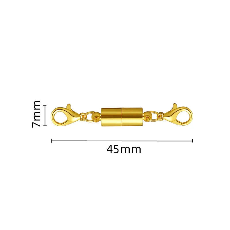 Magnetic Necklace Clasps And Closures, Locking Magnetic Jewelry Clasps, Extender Helper For Necklaces, Bracelets And Jewelry